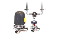 Mascon - Model 2J50M & 2J50P, 2J60M & 2J60P - Zero Dead Leg Diaphragm Valve (Manual / Pneumatic)