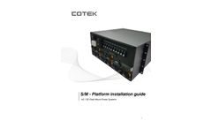 Cotek - Model M-platform - Rectifier System - Datasheet