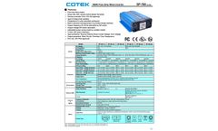 Cotek - Model SP-700 (700W) - Pure Sine Wave Inverter - Datasheet