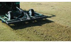 GreensGroomer - Model STR - Adjustable Spring Tine Rake for Natural Turf