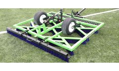 GreensGroomer - Model 926 - Synthetic Sports Turf Groomer with Spring Tine Rake