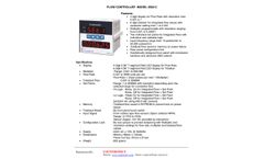 Countronics - Model 2502-C - Digital Flow Rate Indicator and Totalizer - Datasheet