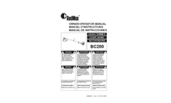 RedMax - Model BC280 - Trimmer Manual
