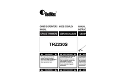 RedMax - Model TR2350S - Trimmer - Datasheet