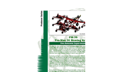 Pro-Max - Model 36 - Mowing System Brochure