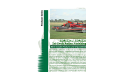 Progressive - Model TDR-22n / TDR-22n - 22` Tri-Deck Roller Finishing Mower Brochure