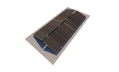 Alkor - West-East Side Mounting System on Flat Roof