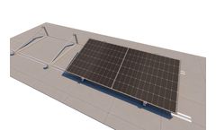 Alkor - South Side Mounting System on Flat Roof