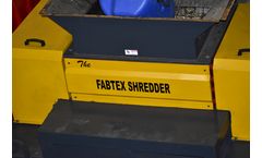 FABTEXSHREDDER - Model FAB - 250 - HDPE DRUM SHREDDER