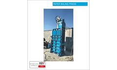 FABTEXBALER - Model CB-30 - Carton Box Baling Press | Carton Box Baler