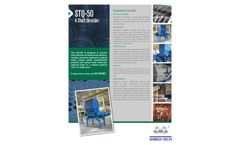 Shred-Tech - Model STQ-50 - 4-Shaft Shredder - Brochure