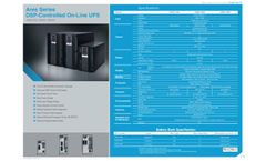 Ablerex - Model ARES 1-3K - Single Phase On-Line UPS - Brochure