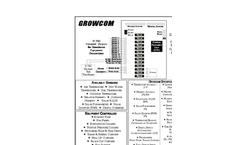 Micro-Grow - Model Growcom - Single Zone Advanced Computer Control System - Brochure