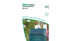 Irrigatia - Model SOL-C12 - Solar Automatic Watering System Brochure