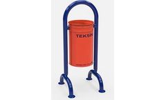 Teksin - Outdoor Metal Waste Container