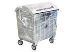 Teksin - Model 1100 Lt. - Hot Dip Galvanized Waste Container