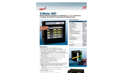 X-Meter - Model 96C - Electrical Network Analyzer Brochure