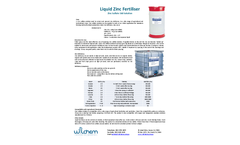 Wilchem - Model 160 - Zinc Sulfate - Datasheet