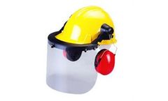 HC-Safety - Model H101-PC - Face Shield Earmuffs Safety Helmet