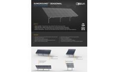 Sunground Seasonal - Universal Ground Mount PV Racking System - Brochure