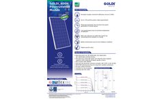 GOLDI - Model 60GN - Polycrystalline Module - Brochure