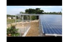 Japan 100KW solar system Video