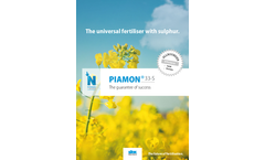 PIAMON 33-S - Nitrogen Fertiliser with Sulphur Brochure