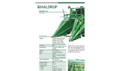 Haldrup - Model D-45 - Plot Divider / Swath Mower  Brochure