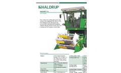 Haldrup - Model F-55 - Grass Harvester Brochure