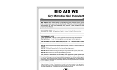 BIO AID - Model WS - Dry Microbial Soil Inoculant Brochure
