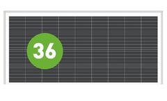 Premium Sol - Model AX M-36 - Monocrystalline Solar Panel