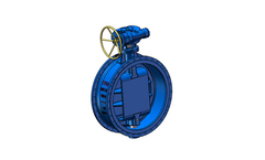 Yuda - Model DN 600-DN 2000 - Double Flange Double Offset Butterfly Valve