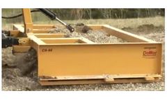 DoMor - Model CA Series - Interchangable Blade Grader Attachment