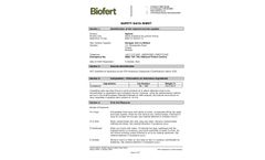 Biofert - Model AgLime - Calcium Carbonate - Safety Data Sheet