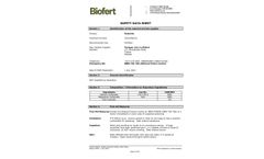 Biofert - Model Dolomite - Mineral Fertiliser - Safety Data Sheet