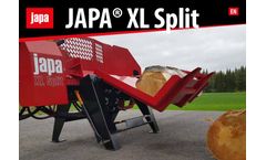 Japa - Model XL-Split - Professional Log Splitter - Brochure