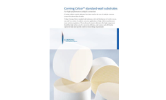 Corning Celcor - Standard Wall Substrates Brochure