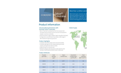 Corning Celcor - Light-Duty Substrates - Brochure