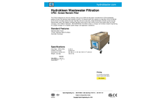Hydrokleen - Model CFS3 - Screen Reclaim Filter Brochure