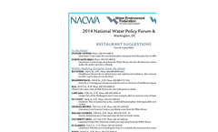 Restaurant Suggestions- Brochure