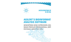 GenSpring Bioinformatics Analysis Software Brochure