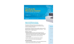 SureScan Dx Microarray Scanner Data Sheet