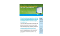 OpenLAB ELN: Making it Easy to Capture, Analyze and Share Scientific Results Brochure