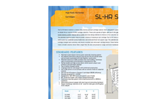 Scientific Dust Collectors - SL-HR - Horizontal High-Ratio Collector Brochure
