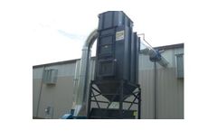 Scientific Dust Collectors - Model SPJ-B - Supersonic Pulse Jet Bottom Removal Baghouse Dust Collectors