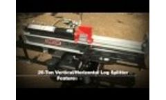 OREGON Log Splitters - 6-ton, 22-ton and 28-ton Models - Video
