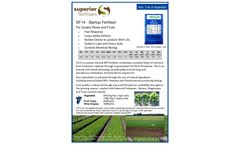 Superior - Model SF14 - Startup Fertiliser Brochure