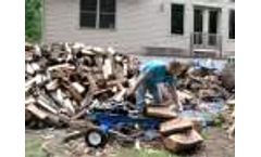 Electric Log Splitter Video