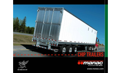 Manac - Wedge Design Chip Vans Trailer Brochure