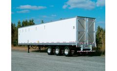 Manac - Wedge Design Chip Vans Trailer